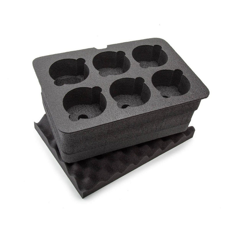Nanuk Customized Foam for 6 Camera Lens for 918 Nanuk Case