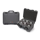 Nanuk 918 Case for 6 Camera Lens (Graphite)