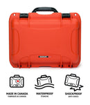 Nanuk 918 Case with Lid Organizer and Padded Divider (Orange)