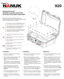 Nanuk Waterproof Aluminum Panel Kit for 920 Nanuk Case
