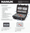 Nanuk 923 Case with Lid Organiser and Padded Divider (Black)