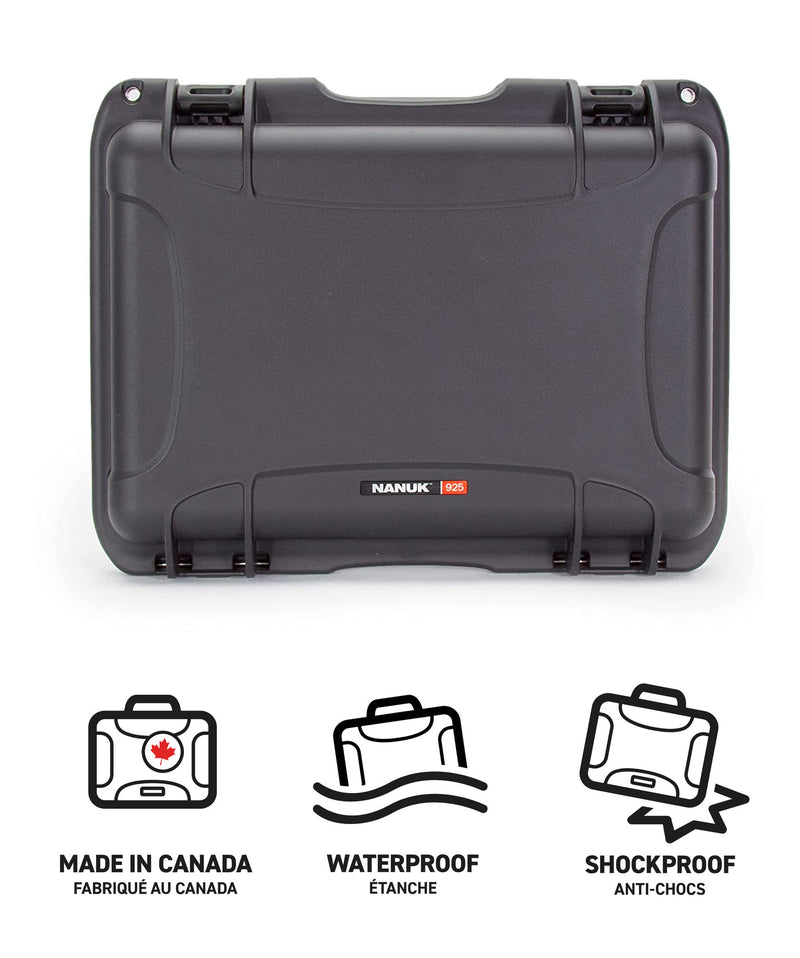 Nanuk 925 Case Empty (Graphite)