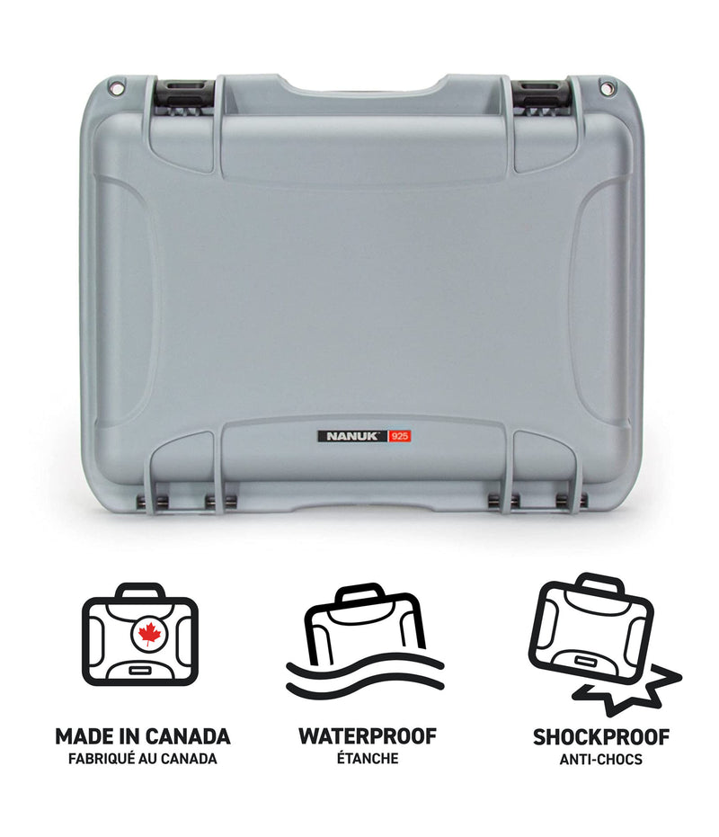 Nanuk 925 Case Empty (Silver)