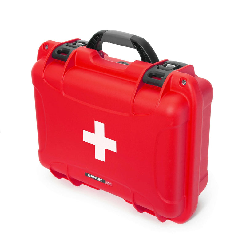 Nanuk 920 Case with First Aid Logo Empty (Red)