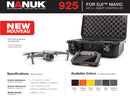 Nanuk 925 Case for Mavic Air 2 and Smart Controller (Yellow)