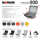 Nanuk 930 Case Empty (Black)