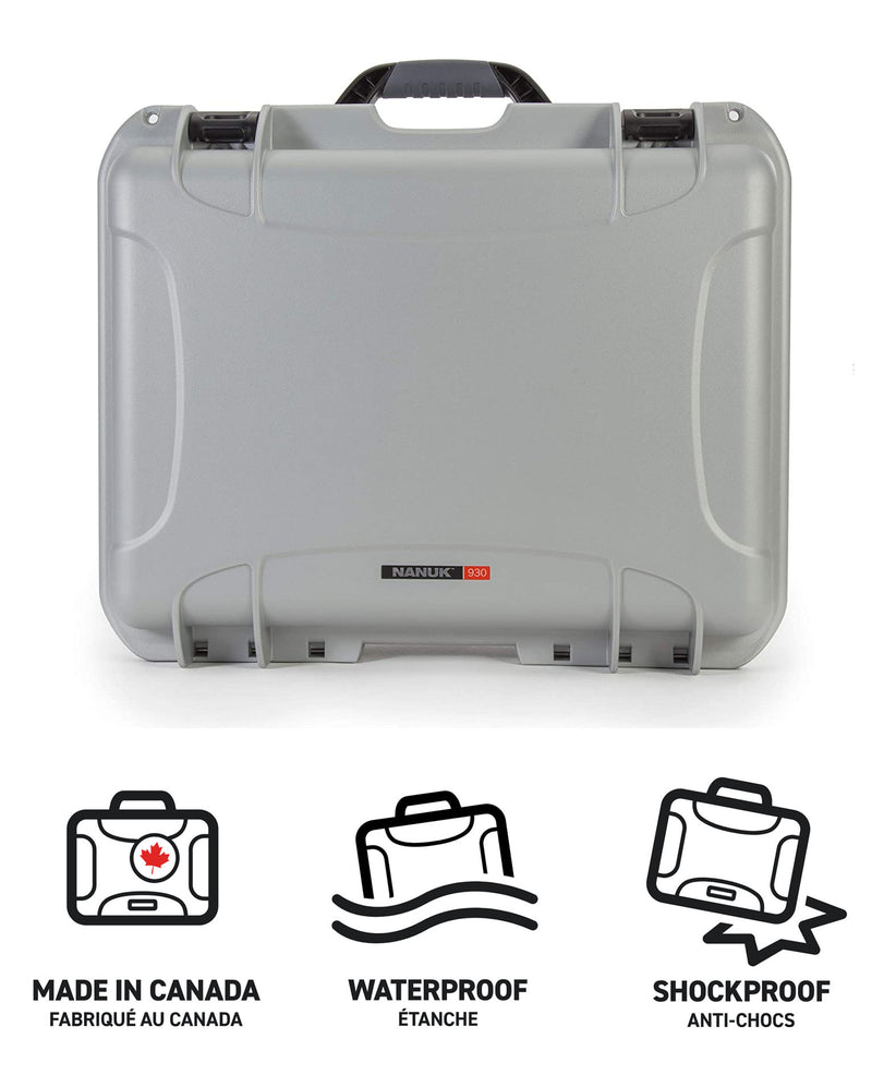 Nanuk 930 Case Empty (Silver)
