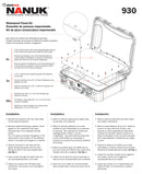 Nanuk Waterproof Polycarbonate Panel Kit for 930 Case