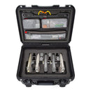 Nanuk 933 5 UP Gun Case with Lid Organizer (Black)