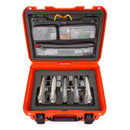 Nanuk 933 5 UP Gun Case with Lid Organizer (Orange)