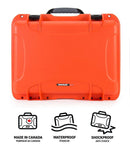Nanuk 933 5 UP Gun Case with Lid Organizer (Orange)