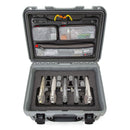 Nanuk 933 5 UP Gun Case with Lid Organizer (Silver)