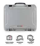 Nanuk 933 5 UP Gun Case with Lid Organizer (Silver)