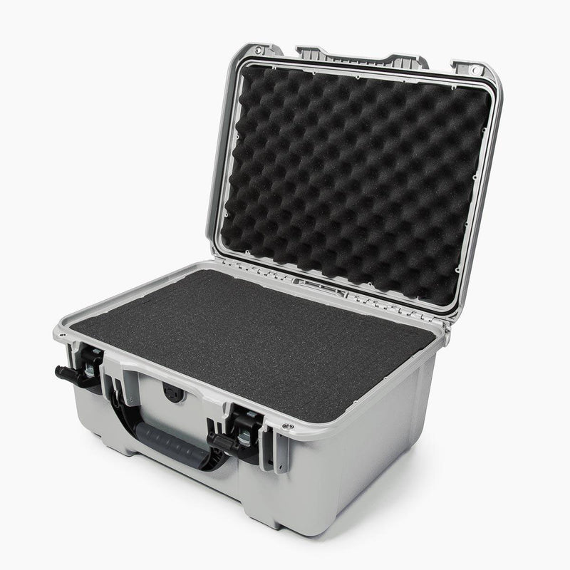 Nanuk 933 Case with Cubed Foam (Silver)