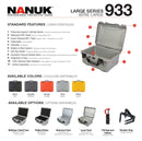 Nanuk 933 Case with Padded Divider (Orange)