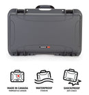 Nanuk 935 Pro Photo Case with Lid Organiser and Padded Divider (Graphite)