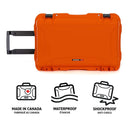 Nanuk 938 6 UP Gun Case with Lid Organizer (Orange)