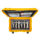 Nanuk 938 6 UP Gun Case with Lid Organizer (Yellow)
