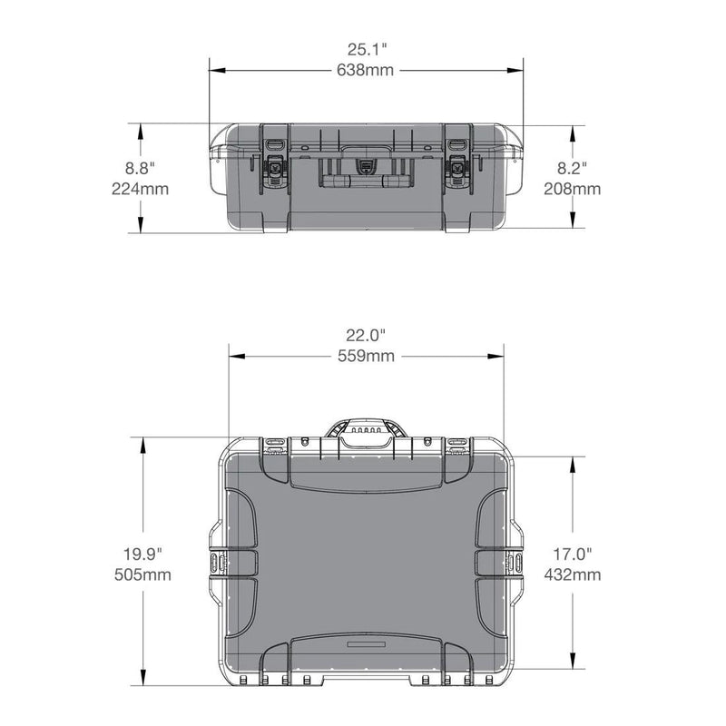 Nanuk 945 Case Empty (Graphite)