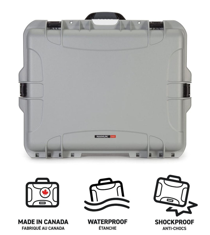 Nanuk 945 Case Empty (Silver)