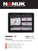 Nanuk 950 Lid Organizer for Nanuk 950 Case