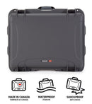 Nanuk 950 Case with Lid Organiser and Padded Divider (Graphite)