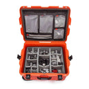 Nanuk 960 Case with Lid Organiser and Padded Divider (Orange)
