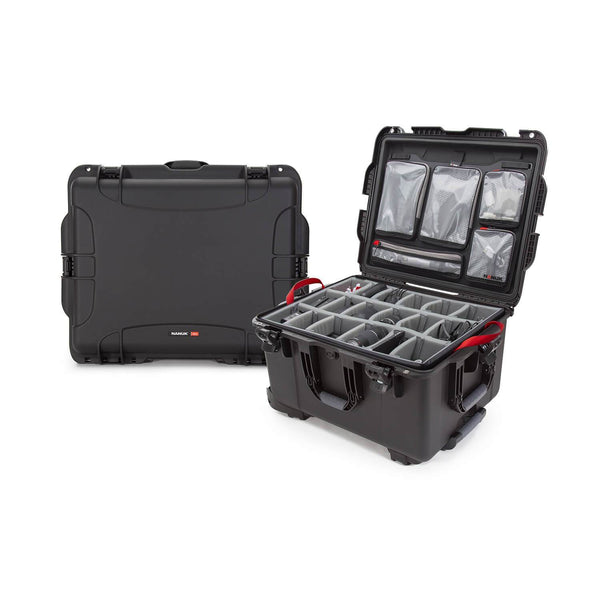 Nanuk 960 Case with Lid Organiser and Padded Divider (Black)