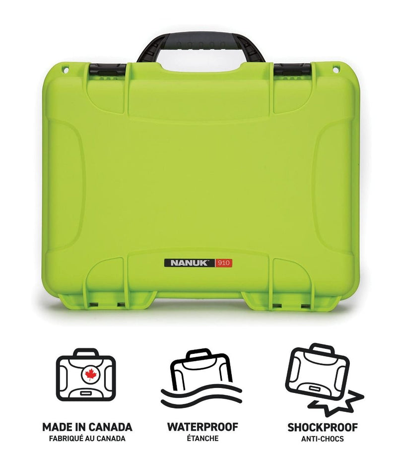 Nanuk 910 Case for Blackmagic Design ATEM Mini Pro (Lime)