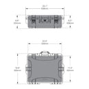 Nanuk 945 Case with Padded Divider (Olive)