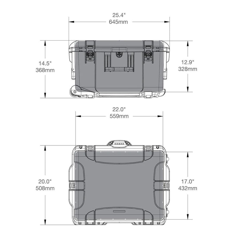 Nanuk 960 Case with Cubed Foam (Olive)