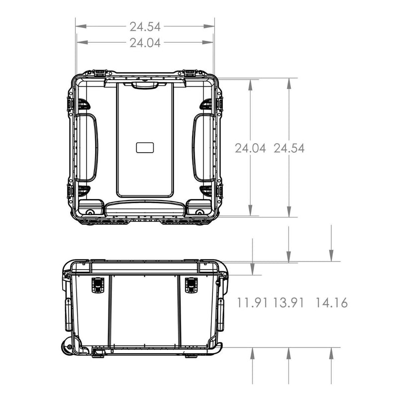 Nanuk 970 Case with Padded Divider (Black)