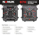 NANUK 970 Waterproof Hard Case for DJI Matrice 200 Series Foam Features
