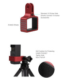 Sunnylife Aluminum Alloy 1/4 Adapter Extension Kit Mount Stand for POCKET 2 (Red)