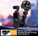 Sunnylife Aluminum Alloy 1/4 Adapter + Car Sucker Mount for Pocket 2