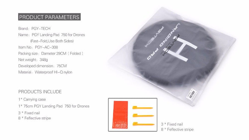 PGYTECH 75cm Landing Pad for Drones