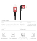 PGYTECH Type-C to Lightning Cable 65cm