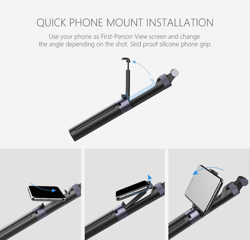 PGYTECH Hand Grip & Tripod for Action Cameras