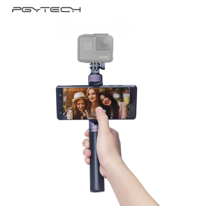PGYTECH Hand Grip & Tripod for Action Camera DJI Pocket 2/GoPRo HERO/Xiaomi Yi