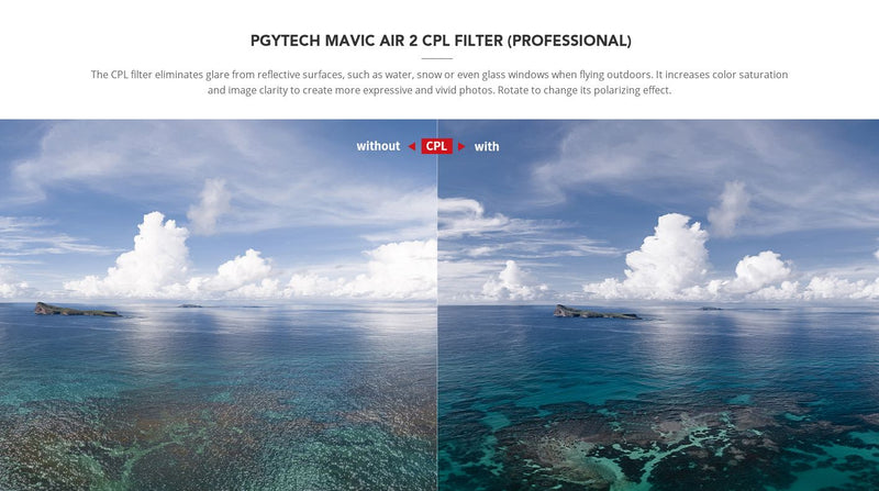PGYTECH CPL Filter for Mavic Air 2 (Professional)
