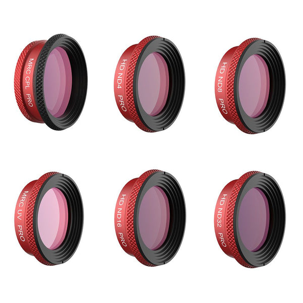 PGYTECH 6-pack PRO Filter Set for MAVIC AIR (UV ND4 ND8 ND16 ND32 CPL)