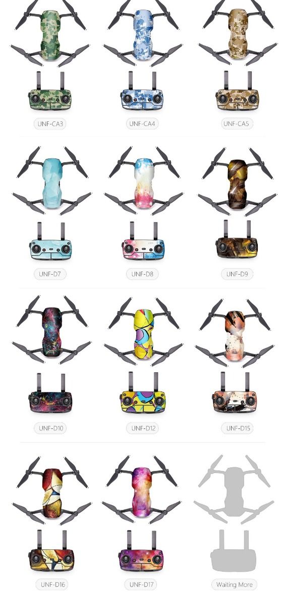 PGY Tech Skin for Mavic Air P-UNF-D17 3M Scotchcal Film