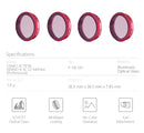 PGYTECH 4-pack (Professional) Filter Set (ND8/16/32/64)  for OSMO Action (First version only)