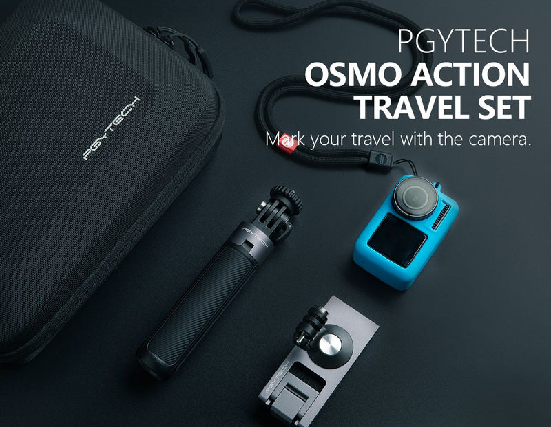 PGYTECH 4 pcs Travel Set for OSMO ACTION Camera