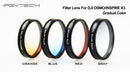 PGYTECH INSPIRE1 / OSMO / X3 Graduated 4x Filters (Grey/Blue/Orange/Red) + Case