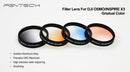 PGYTECH INSPIRE1 / OSMO / X3 Graduated 4x Filters (Grey/Blue/Orange/Red) + Case