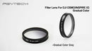 PGYTECH INSPIRE1 / OSMO / X3 Graduated 4x Filters (Grey/Blue/Orange/Red) + Case