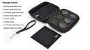 PGYTECH INSPIRE1 / OSMO / X3 Graduated 4x Filters (Grey/Blue/Orange/Red) + Case