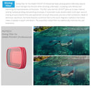 PGYTECH Diving Filter Set (MAGENTA/SNORKEL/RED Professional) for OSMO Pocket