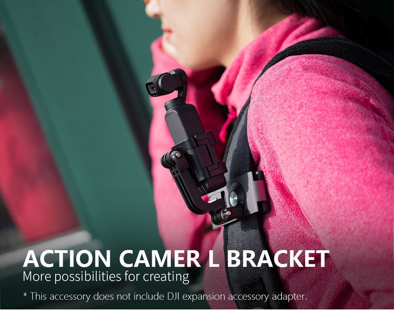 PGY Tech Action Camera L Bracket for OSMO Pocket